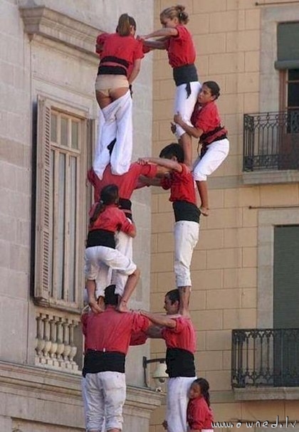 Human tower