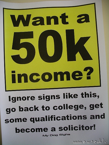 Want a 50k income ?