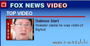 Molester victim of Bigfoot