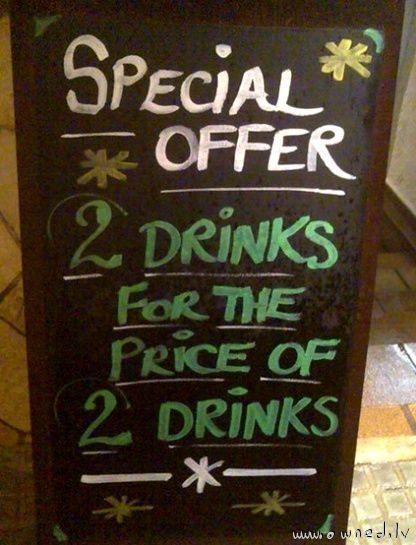 Special offer