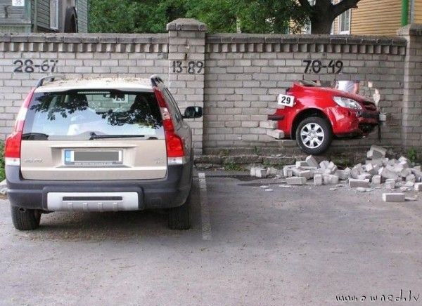 Thats my parking spot