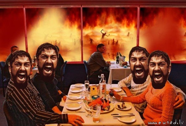 Tonight we dine in hell