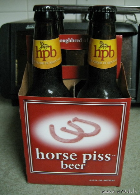 Horse piss beer