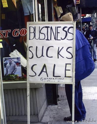 Business sucks sale