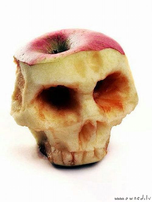 Apple skull