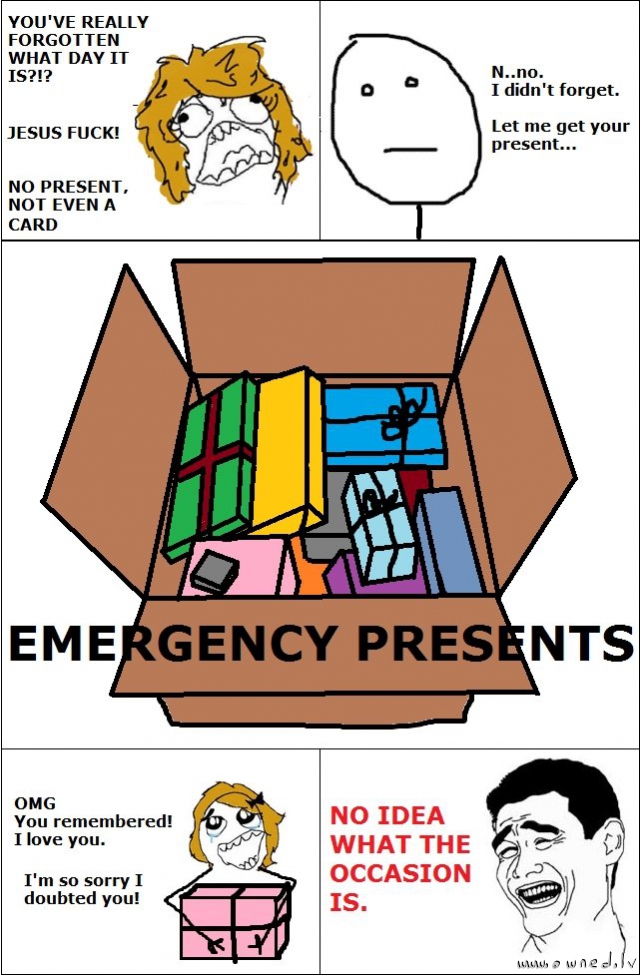 Emergency presents