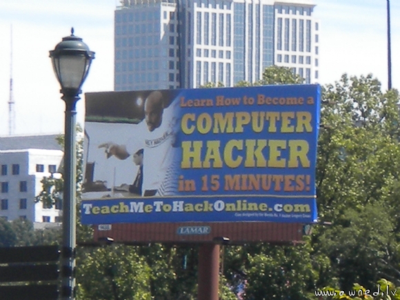 Computer hacker in 15 minutes