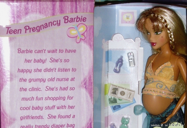Teen pregnancy Barbie