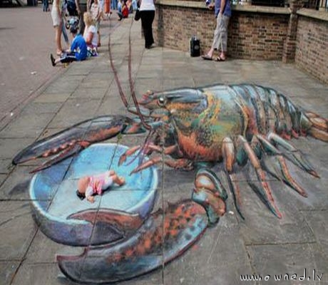 3D street art