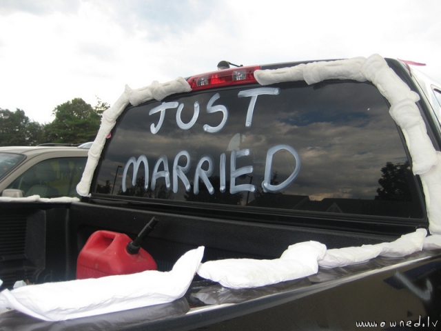 Just married