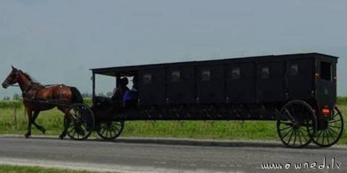 Amish limousine