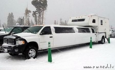 Strange limo