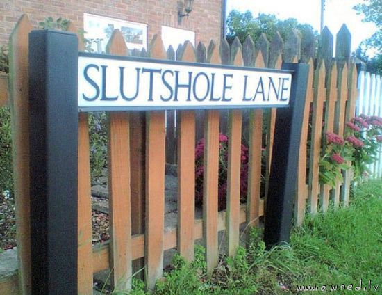 Slutshole lane