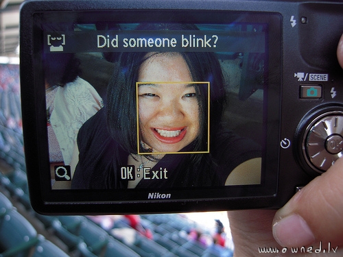 Automatic blink detection fail