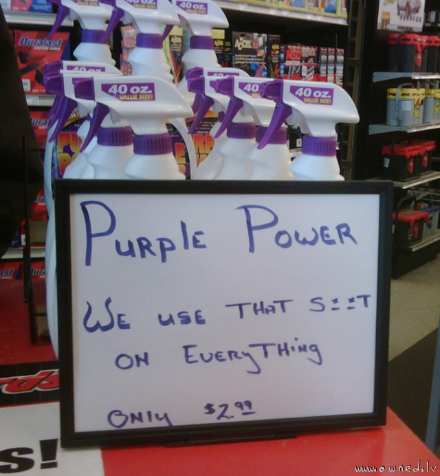 Purple power