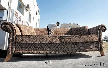 Giant sofa