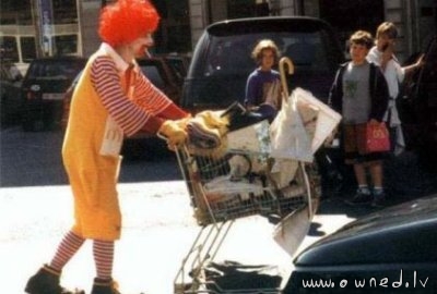 Ronald McDonald gets poor