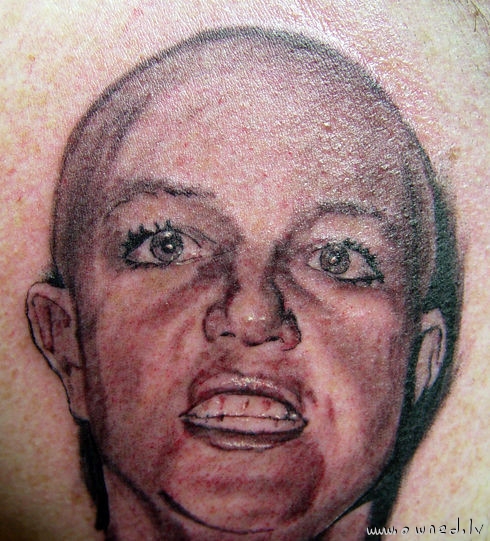 Britney tattoo