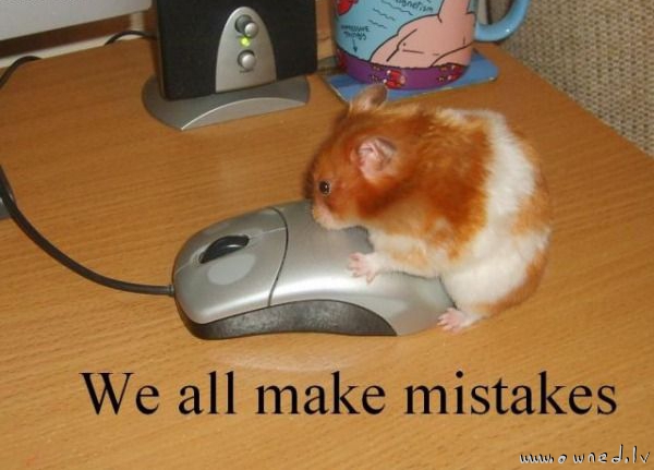 We all make mistakes