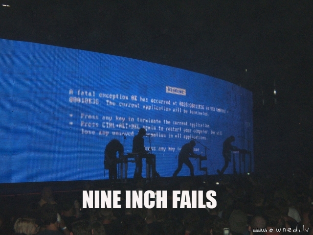 Nine Inch Nails got BSOD