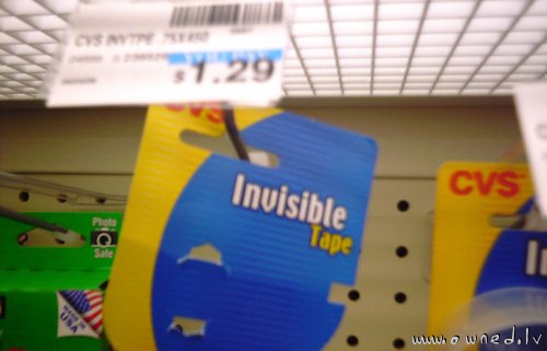 Invisible tape