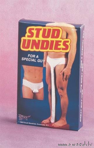 Stud undies for a special guy