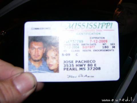 Strange drivers license