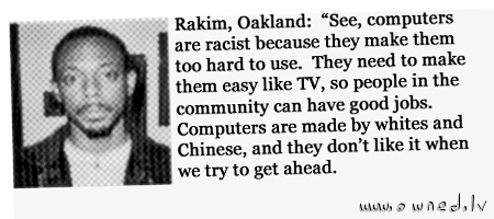 Computers are racist