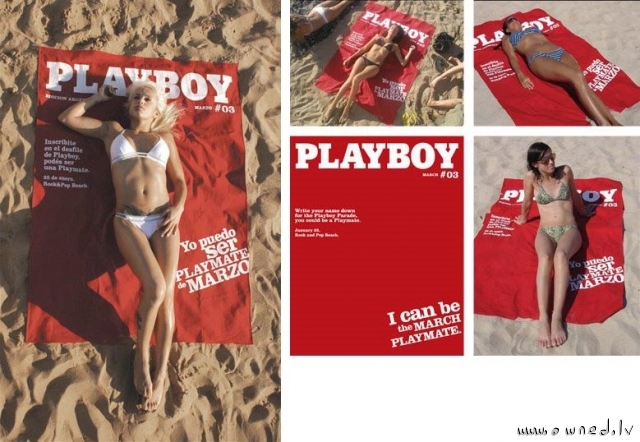 Playboy towel