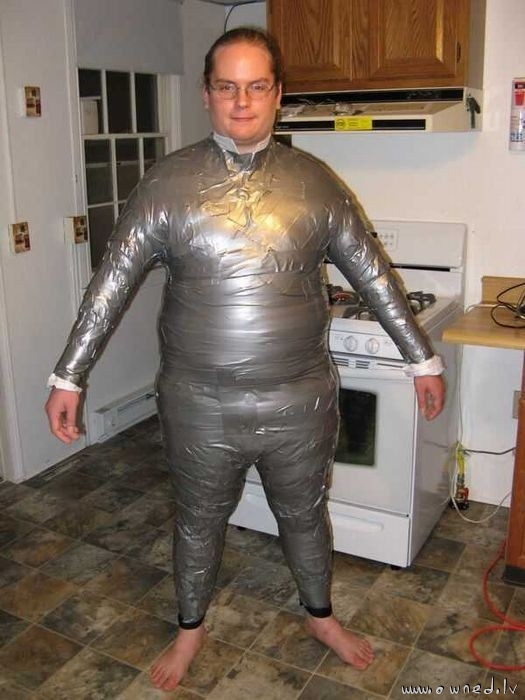 Duct tape man