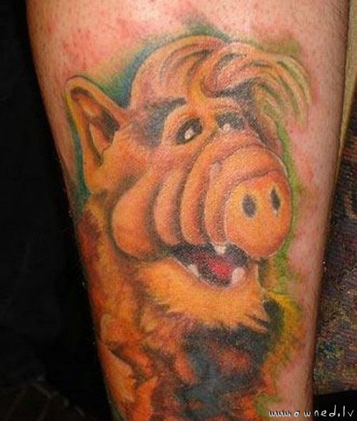 ALF tattoo