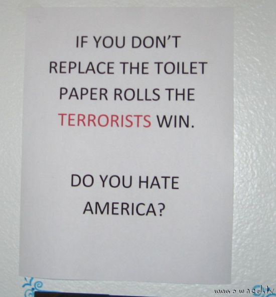 Do you hate America ?