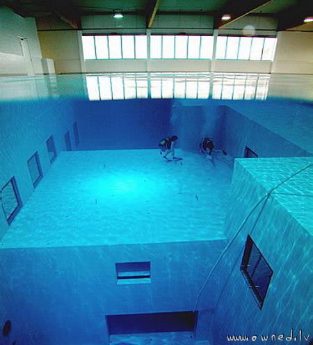 Very deep pool