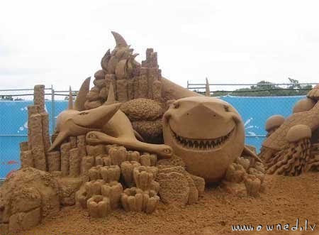 Sand sculpture