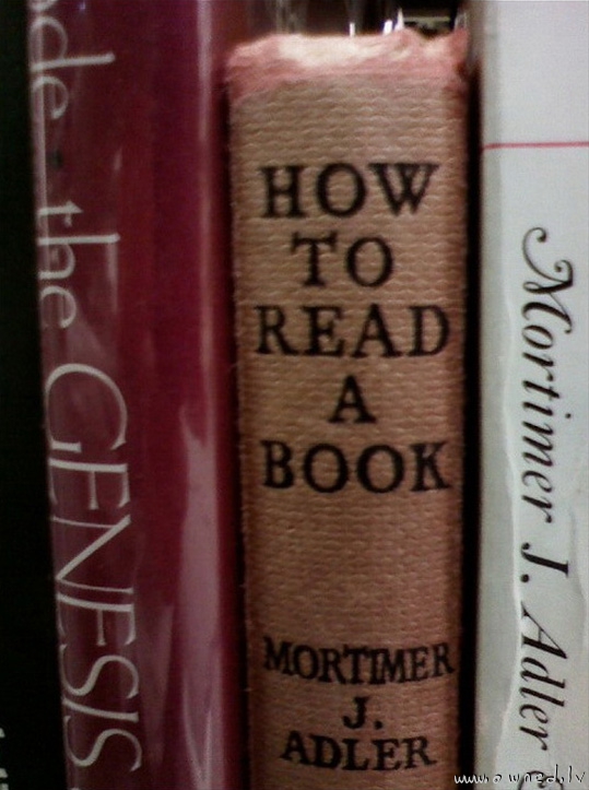 How to read a book