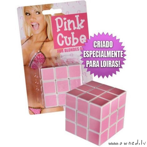 Pink cube