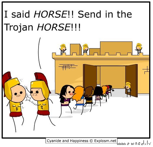 I said horse