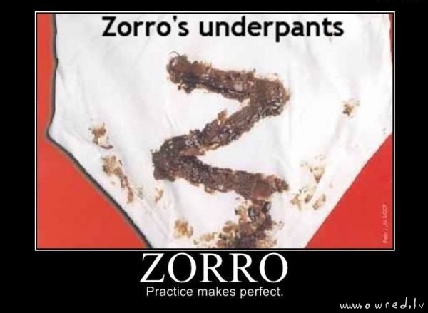 Zorros underpants