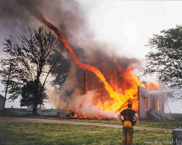 A fire whirl