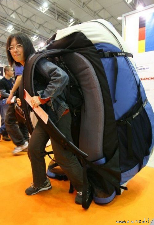 Giant backpack