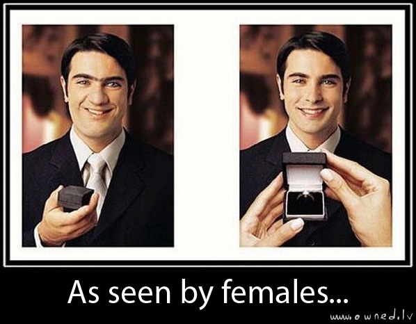 As seen by females