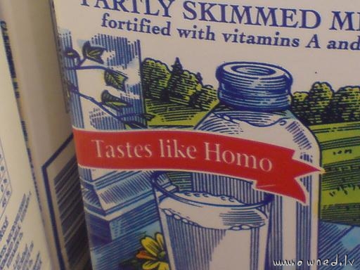 Tastes like homo