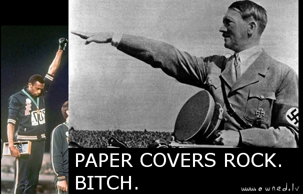 Paper covers rock