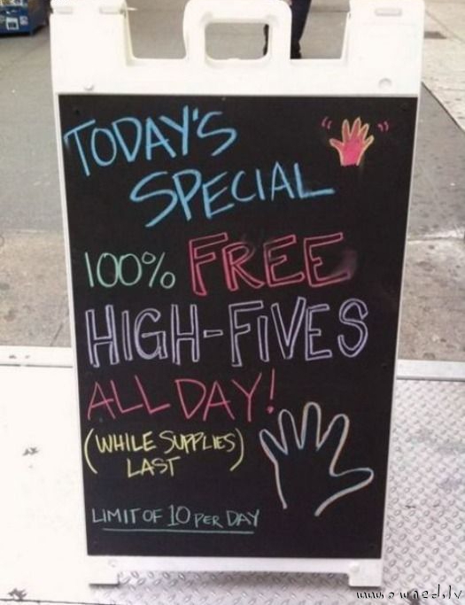 Todays special