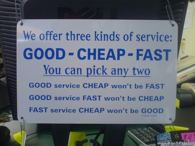 Three kinds of service