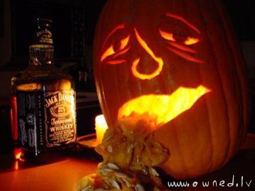 Hangover pumpkin