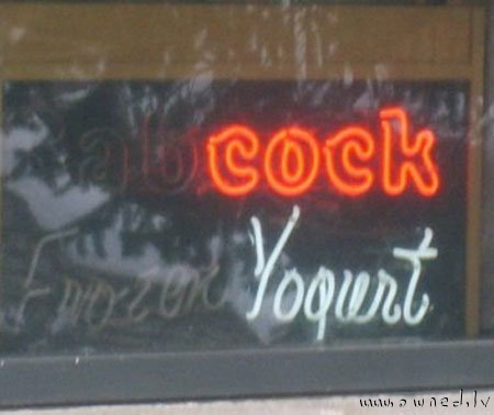 Cock yogurt