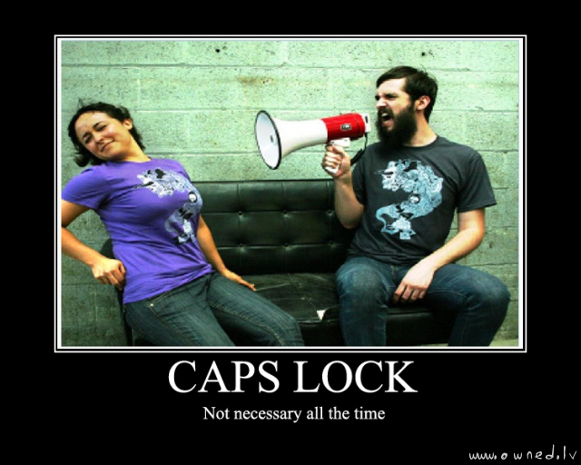 Caps lock