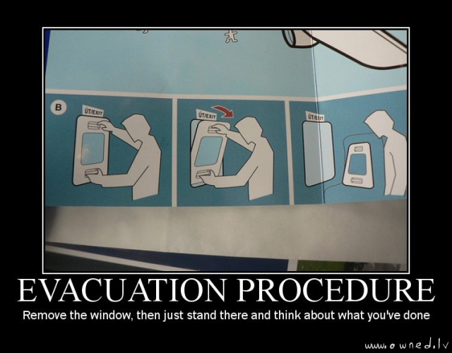 Evacuation procedure