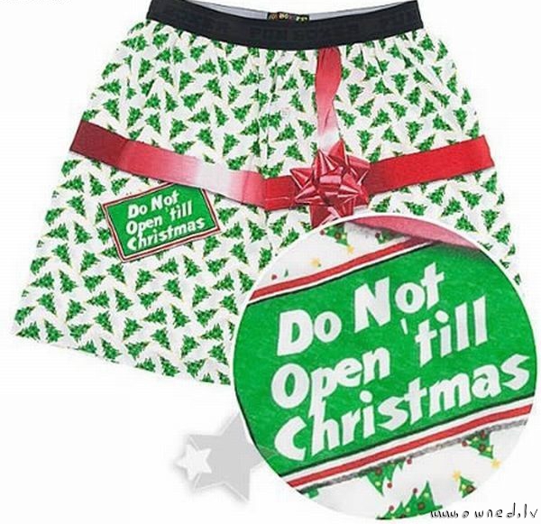 Do not open till Christmas